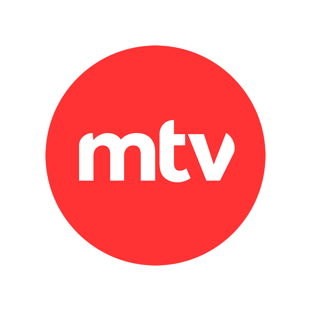 MTV logo red