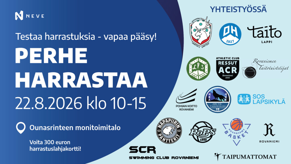 Perhe harrastaa mainokset 2026 01